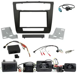Radioset Lenkradadapter Doppel DIN Autoradio für BMW 1er Aktiv PDC aut. Klima 07