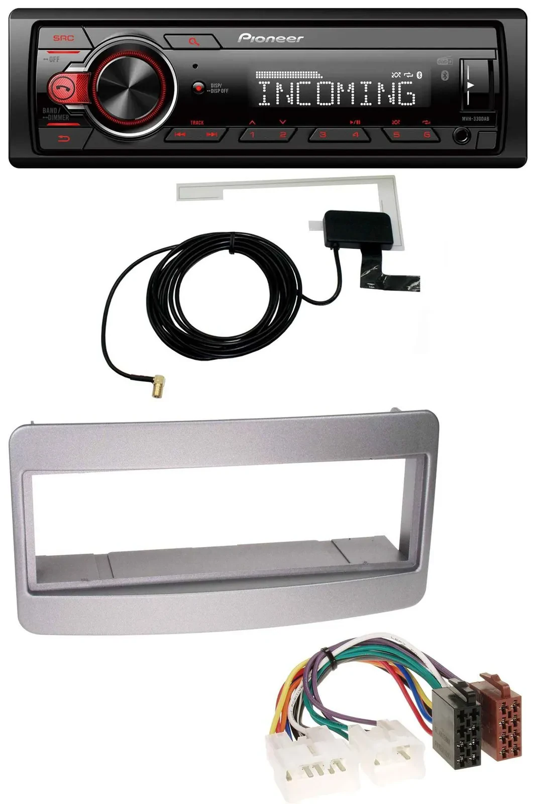 Pioneer USB MP3 DAB Bluetooth Autoradio für Toyota Celica MR2 dunkelsilber