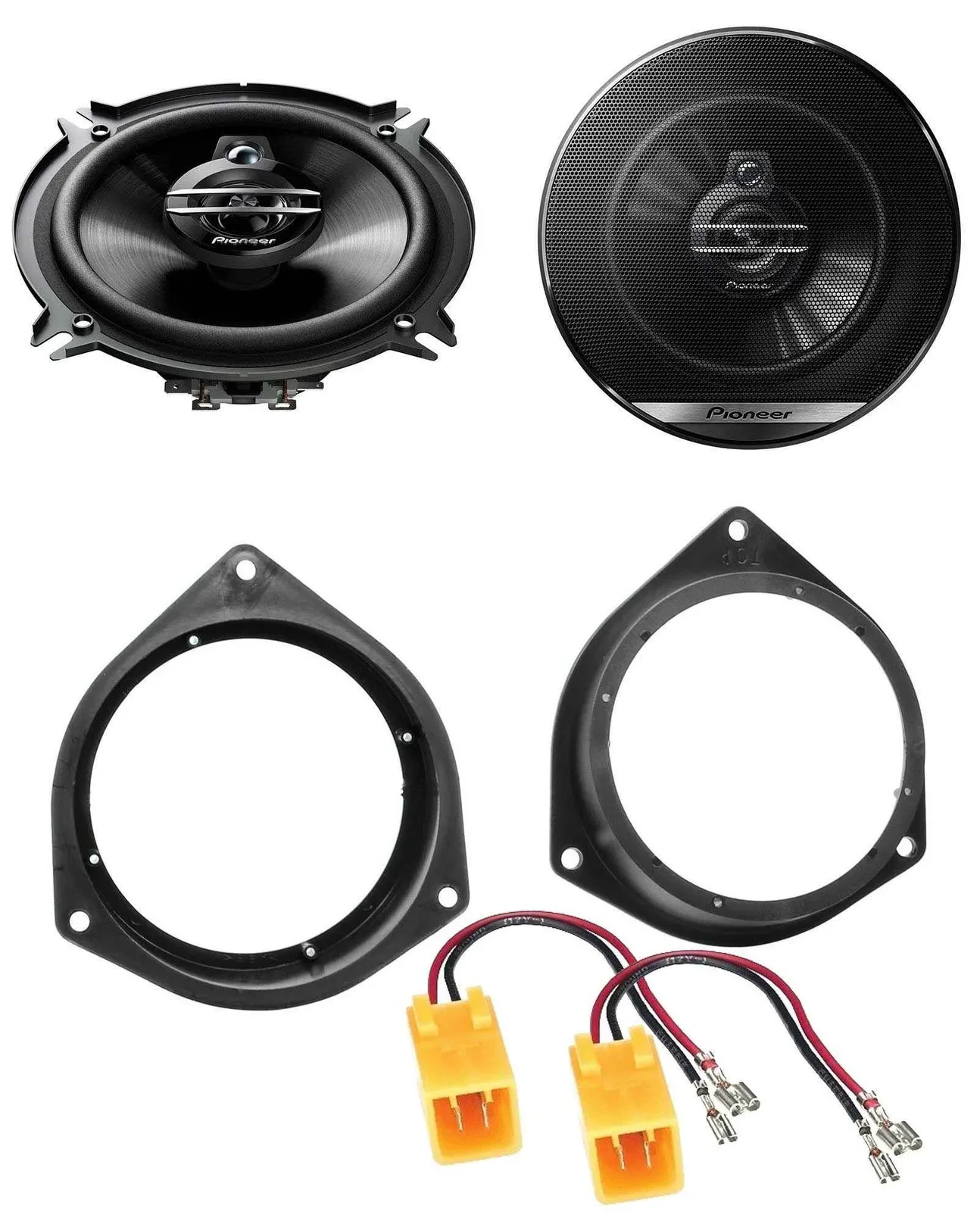 Pioneer 3-Wege 13cm 250Watt Lautsprecher für Citroen Fiat Peugeot Fronttür Auto