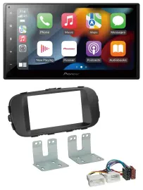Pioneer DAB Bluetooth 2DIN USB MP3 Autoradio für Kia Soul ab 14 PS schwarz