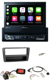 Pioneer DVD Bluetooth DAB USB Lenkrad Autoradio für Honda Civic 01-03 schwarz