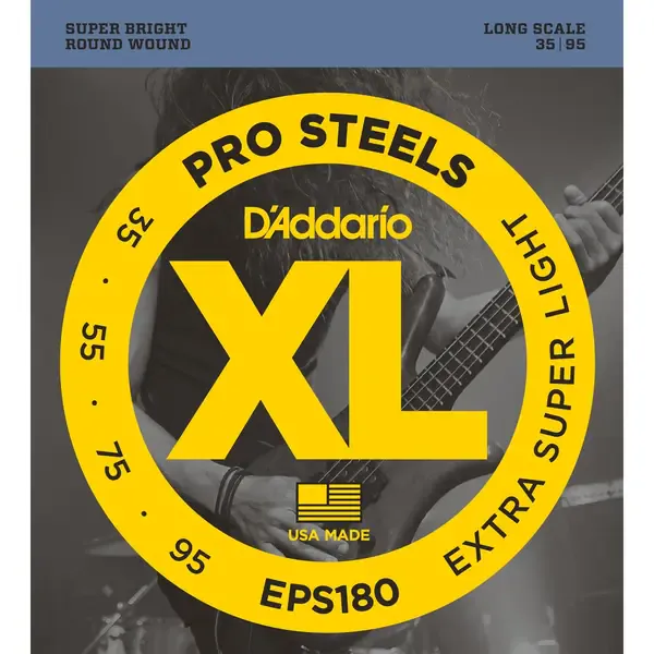 Струны для бас-гитары D'ADDARIO EPS180 35-95