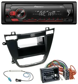 Pioneer DAB 1DIN MP3 AUX USB Autoradio für Opel Insignia 2008-2013 schwarz