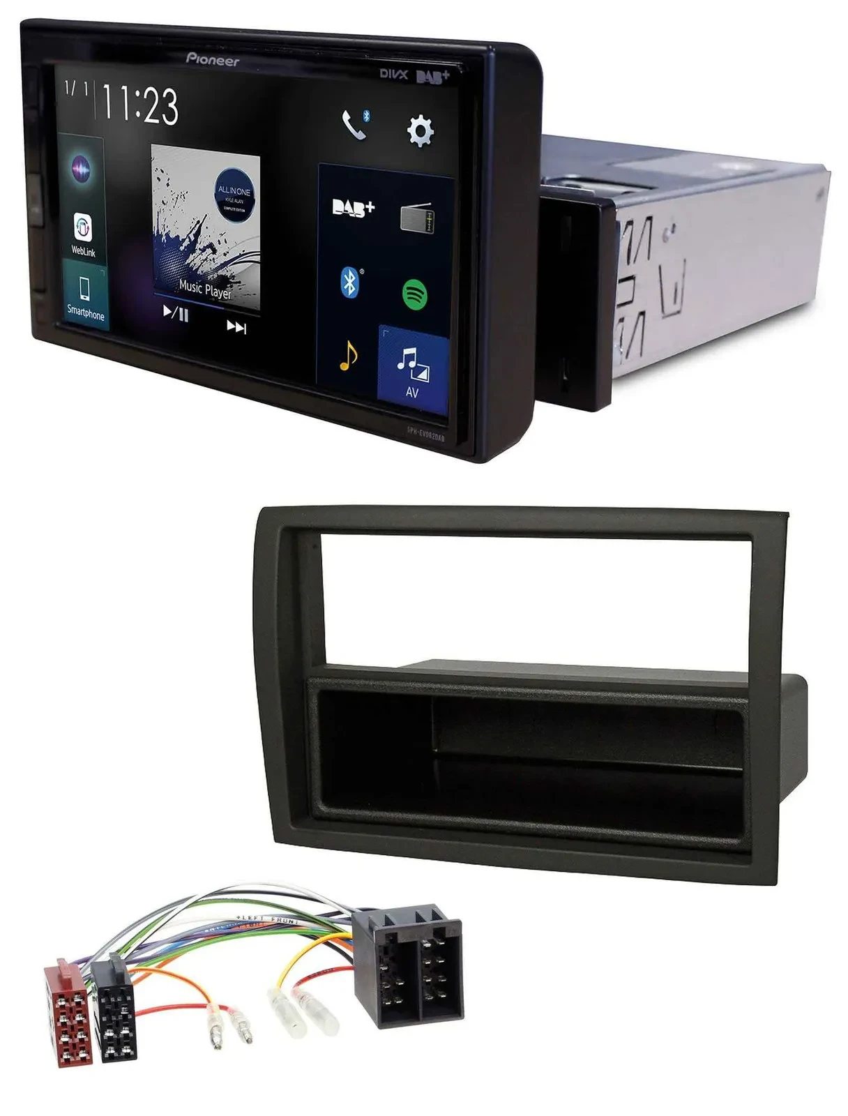 Pioneer DAB MP3 Bluetooth USB Autoradio für Citroen Jumper Fiat Ducato Peugeot B