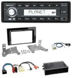 Continental MP3 AUX USB DAB 1DIN Autoradio für Toyota Aygo (AB7, ab 2022)