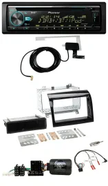 Pioneer MP3 Lenkrad CD USB DAB Autoradio für Fiat Ducato 12-15 piano schwarz