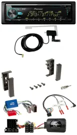 Pioneer MP3 Lenkrad CD USB DAB Autoradio für Audi A3 A4 A6 99-00 Aktivsystem