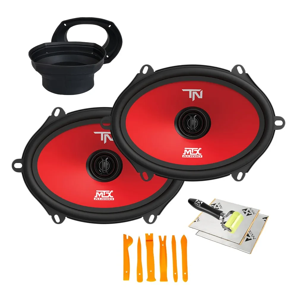 MTX TERMINATOR68 5x7" 6x8" Coaxial Speakers + Accessories