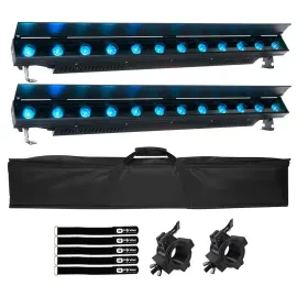 Светодиодный прибор American DJ Ultra Hex Bar 12 LED с аксессуарами (пара)