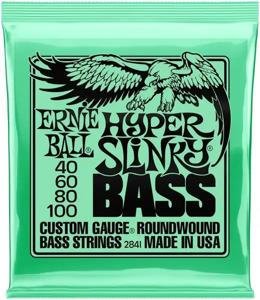 Струны для бас-гитары Ernie Ball 2841 Nickel Wound Slinky Hyper 40-100
