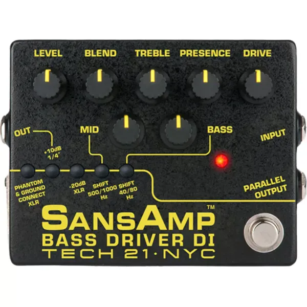 Напольный предусилитель для бас-гитары tech21 SansAmp Bass Driver DI V2