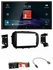 JVC USB Bluetooth 2DIN DAB MP3 Autoradio für Fiat 500X (ab 2015)