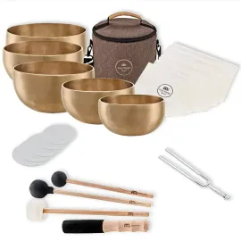 Meinl Sonic Energy Klangschalen-Set SB-Y2 Yoga Nidra mit keepdrum Stimmgabel