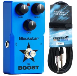 Blackstar LT-Boost Effektpedal + keepdrum Gitarrenkabel 6m
