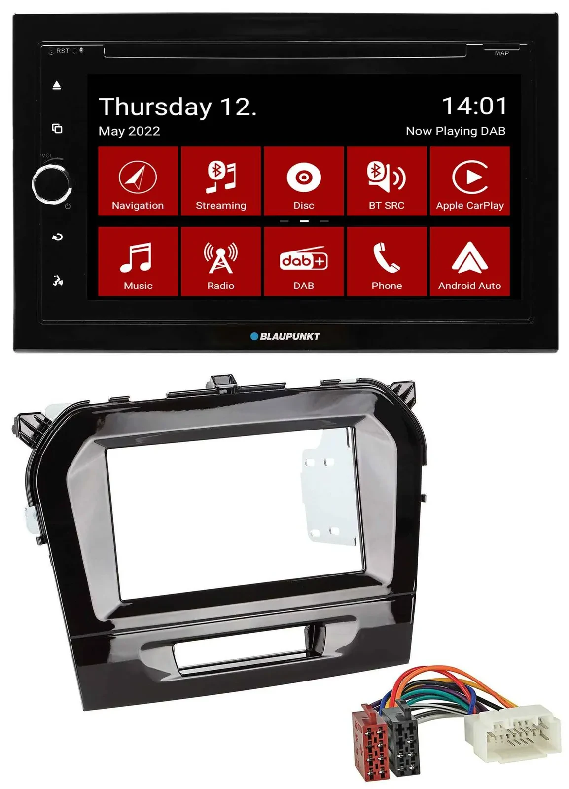 Автомагнитола для Suzuki Vitara (с 2015) Blaupunkt 2DIN, MP3, DVD, Bluetooth, DAB, USB