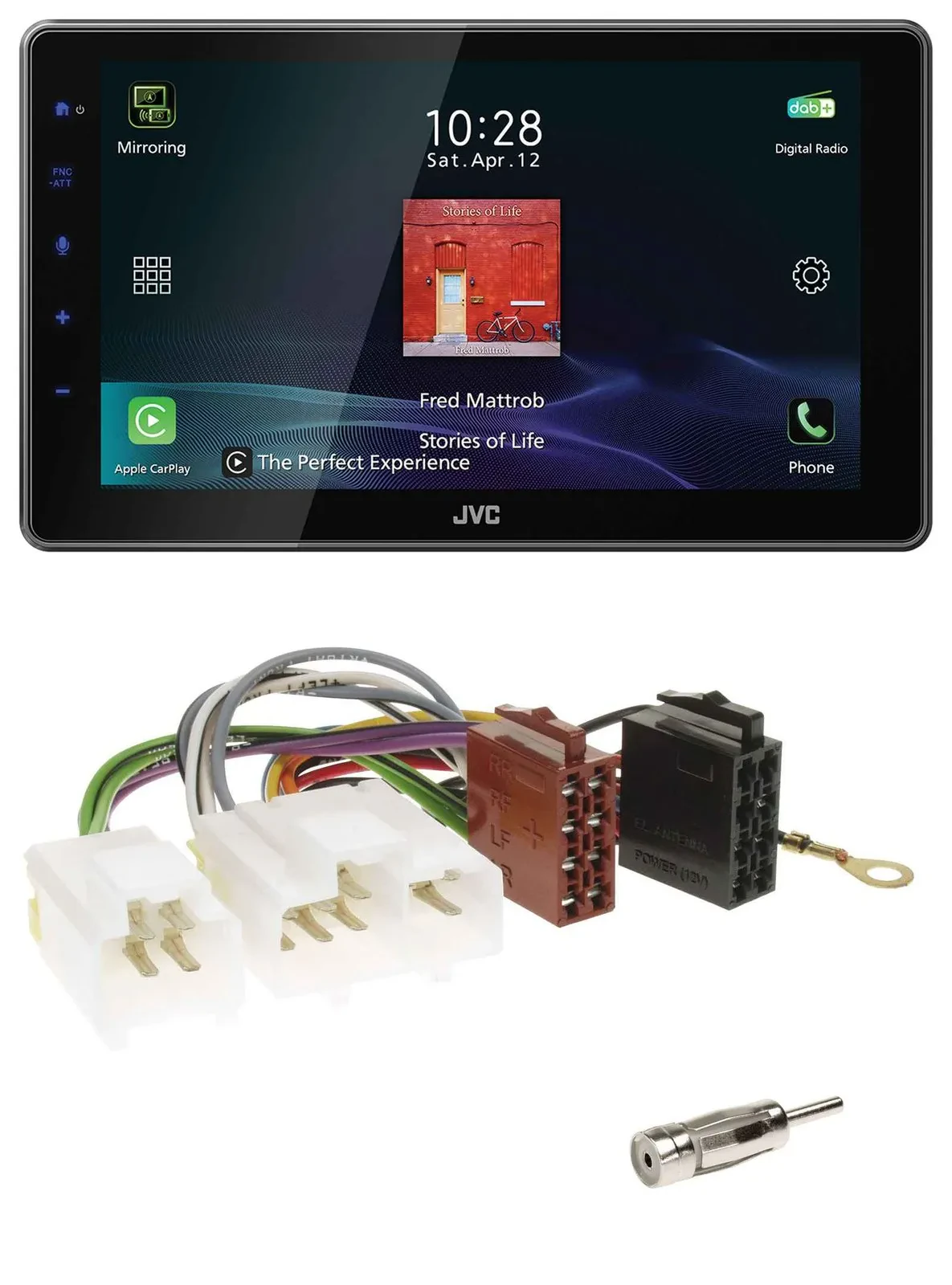 JVC DAB MP3 Bluetooth USB Autoradio für Nissan Almera N15 (1995-2000)