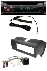 Автомагнитола Pioneer USB, DAB, MP3, Bluetooth, CD для Fiat Panda (до 2002), черная
