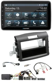 Blaupunkt USB DAB SD Lenkrad Bluetooth Autoradio für Honda CR-V ab 2013 schwarz