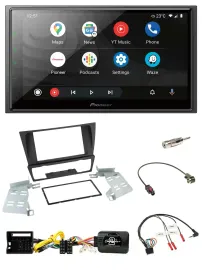 Pioneer USB 2DIN DAB Lenkrad Bluetooth Autoradio für BMW 3er E92 E93 E90 E91 ohn