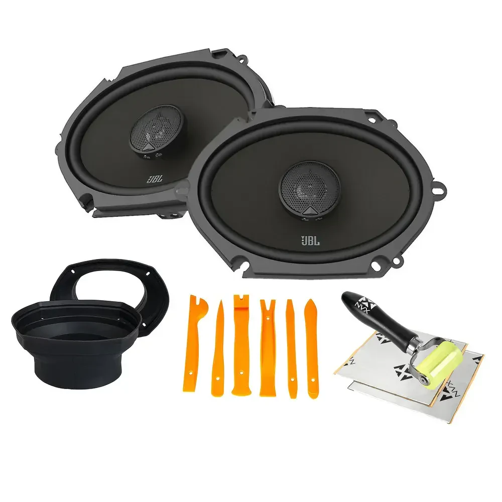 JBL Stadium 862F 6x8" 2-Way Coaxial Speakers with NVX Installation Kit