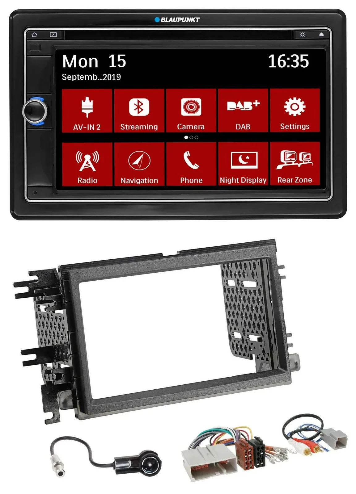 Blaupunkt Bluetooth DAB 2DIN USB DVD MP3 Autoradio für Ford Mustang F 150 04-09