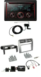 Pioneer 2DIN Lenkrad DAB USB CD Bluetooth Autoradio für Fiat Grande Punto anthra