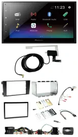 Pioneer DAB Lenkrad Bluetooth 2DIN USB Autoradio für Audi A6 C5 2001-2004 Aktivs