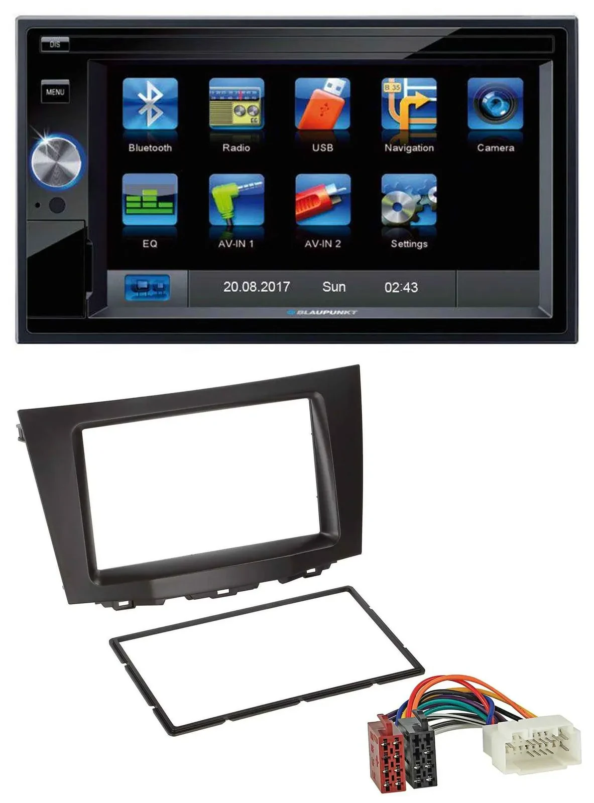 Автомагнитола для Suzuki Kizashi (с 2009) Blaupunkt 2DIN Bluetooth, MP3, USB, AUX, SD