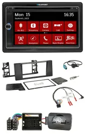 Blaupunkt TMC USB Lenkrad Bluetooth DAB 2DIN Navigation für BMW 5er E39 01-04 Ak