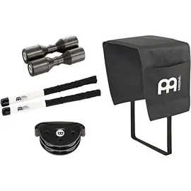 Meinl PP-8 Cajon Accessory Pack w/Blanket, Brushes, Shaker and Foot Tambourine