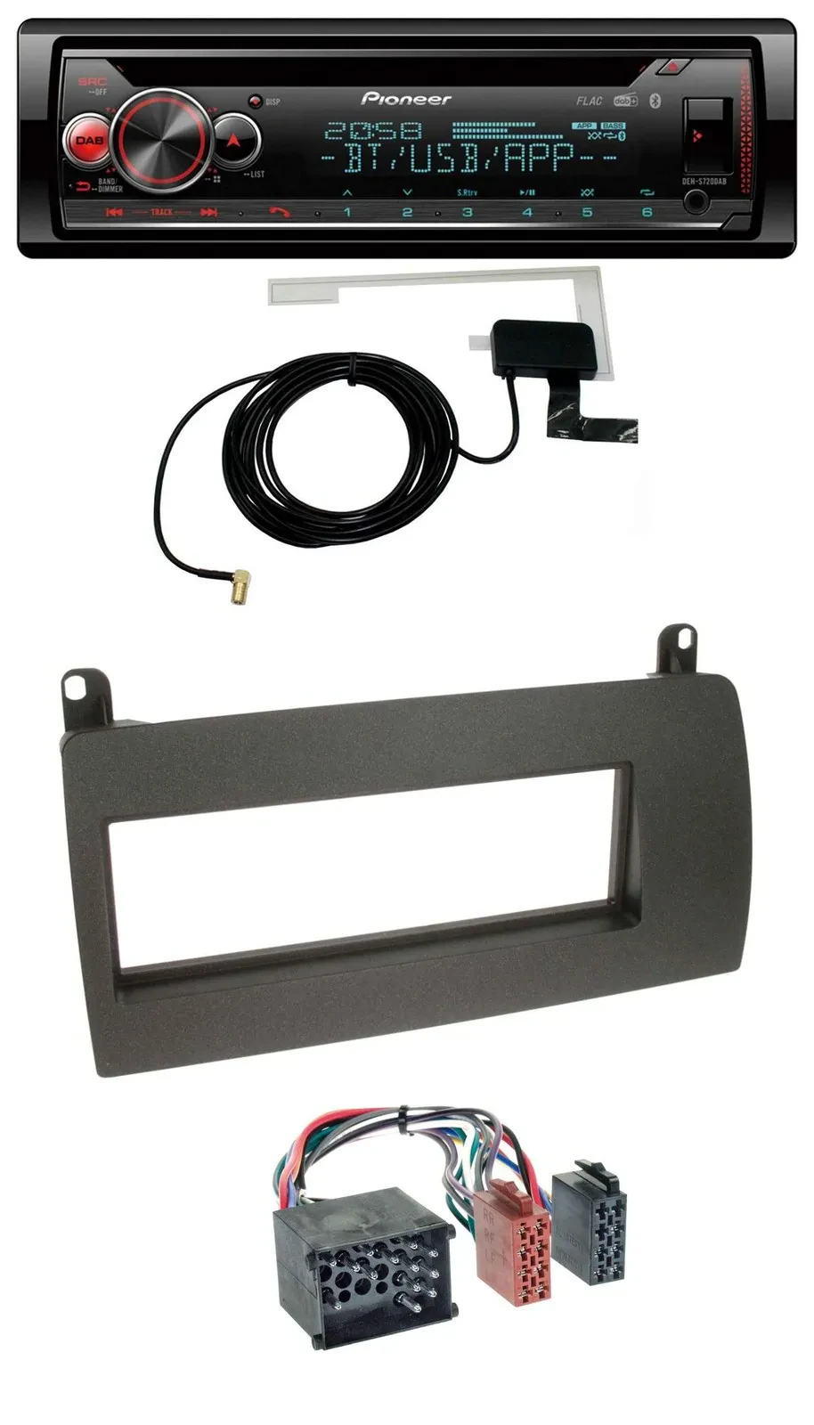 Pioneer DAB CD MP3 USB Bluetooth Autoradio für Rover 75 (1999-2001)