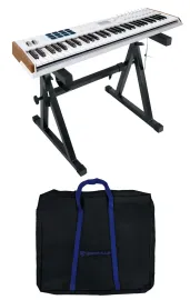 Arturia KEYLAB 61-Key Mk3 White USB Midi Keyboard Controller+Z-Style Stand