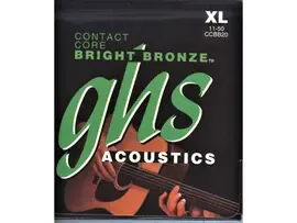 Струны для акустической гитары GHS CCBB 20 Contact Core Bright Bronze 11-50