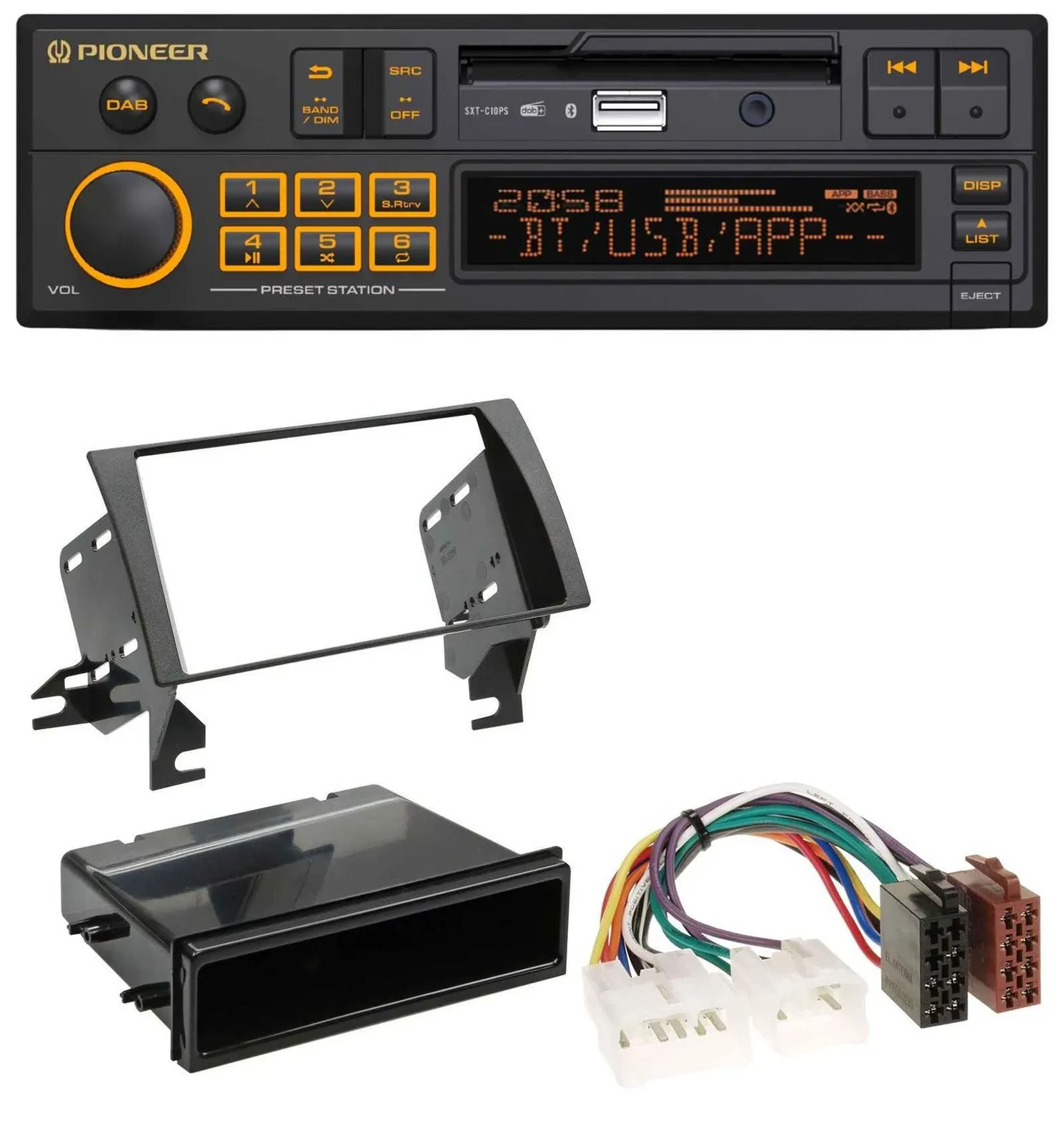 Pioneer DAB MP3 USB Bluetooth Autoradio für Toyota Camry (2002-2006)