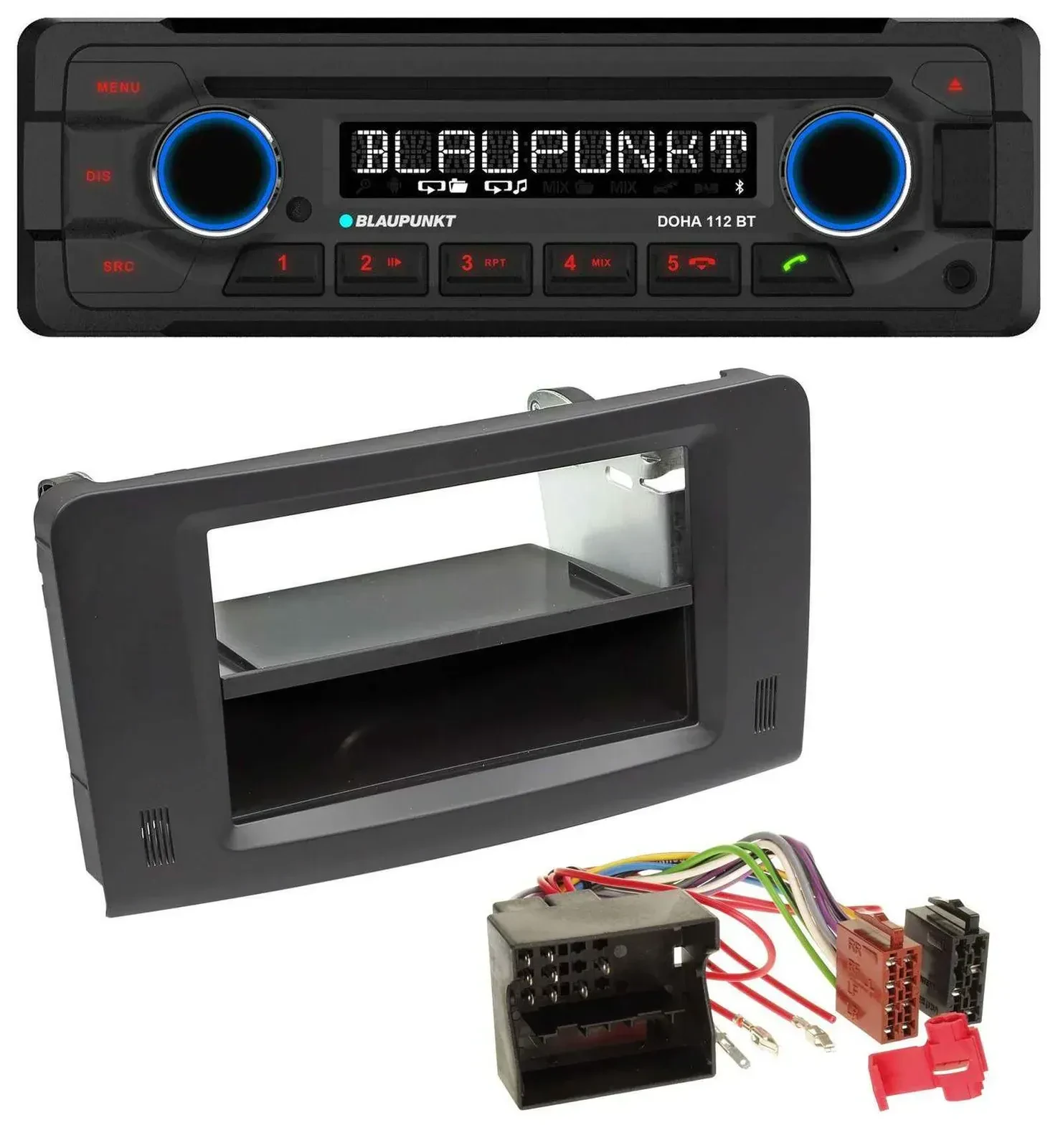 Blaupunkt AUX MP3 CD Bluetooth USB Autoradio für Mercedes M-Klasse W164 05-11 Pr