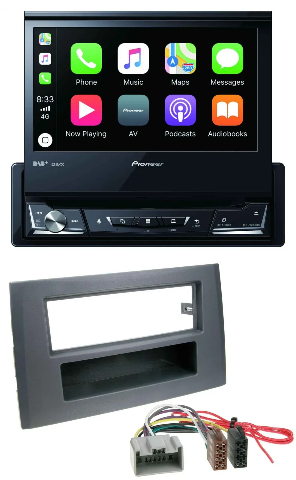 Автомагнитола Pioneer DVD, Bluetooth, DAB, USB, MP3 для Volvo XC90 (14-pin, 2002–2014)