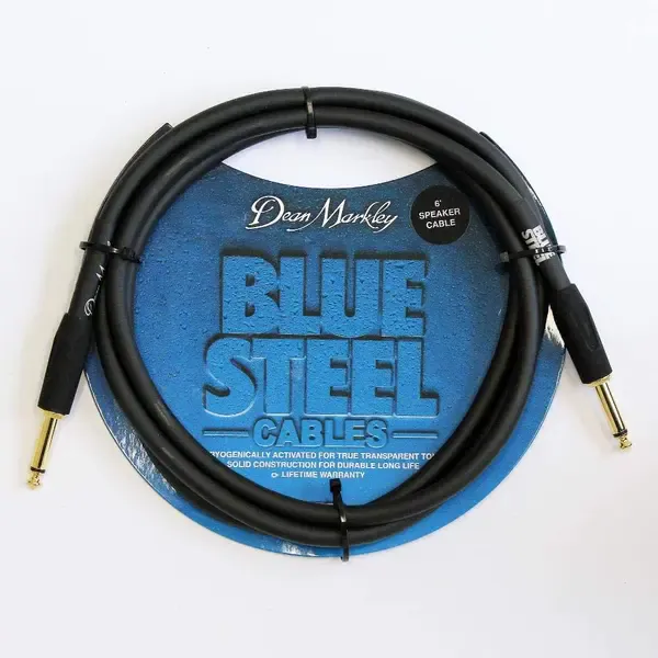 Кабель акустический Dean Markley DMBSSP6S Blue Steel, 1.8м