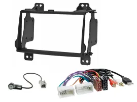 Установочный комплект для автомагнитолы Caraudio24 2-DIN для Hyundai H1 (2008–2015), AUX, USB (набор)