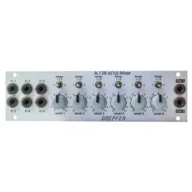 Doepfer A-138-6 1U Six Channel Mixer - Mixer Modular Synthesizer