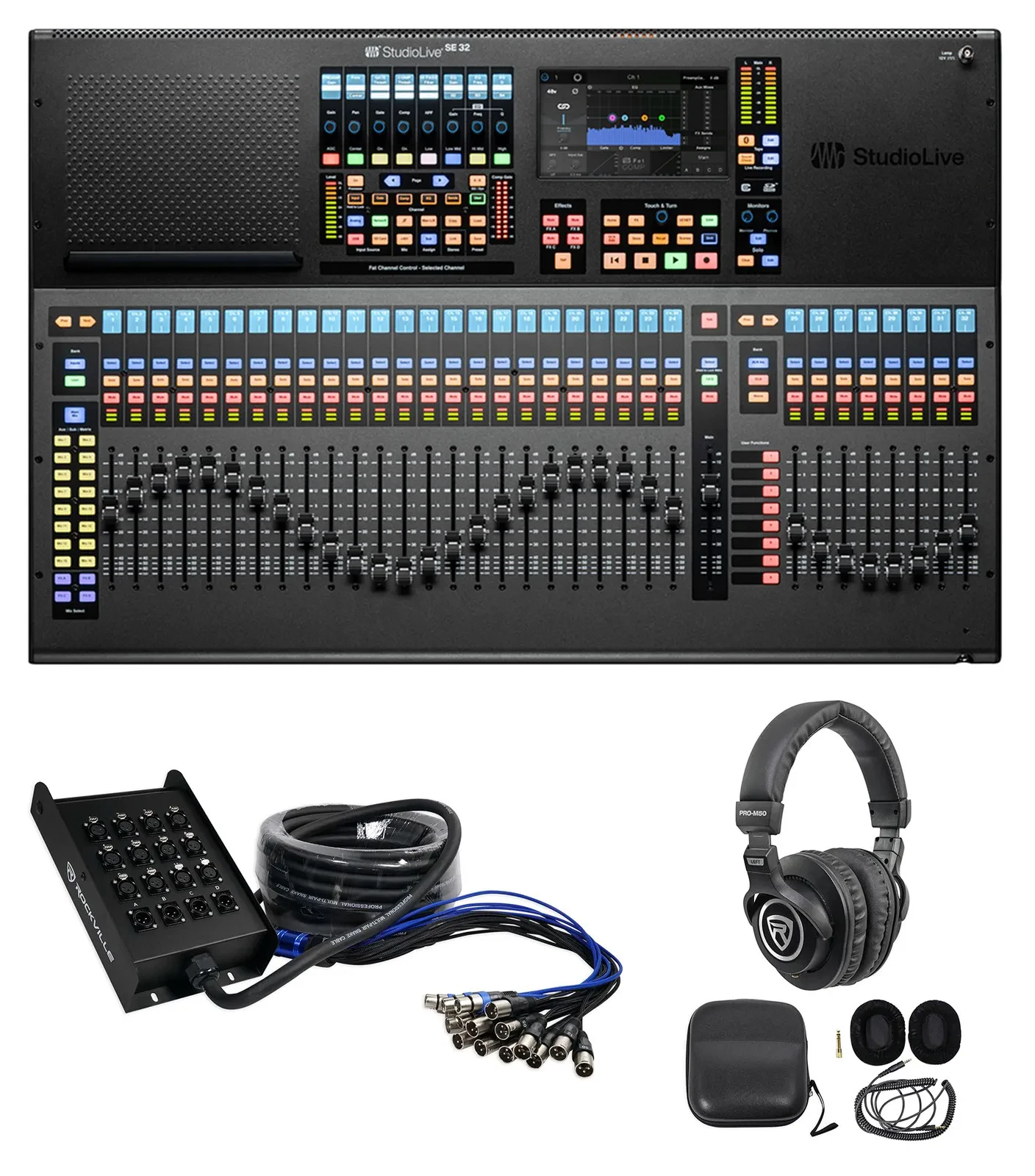 Presonus StudioLive SE 32 Series III Digital Mixer+16-Ch. Snake Cable+Headphones