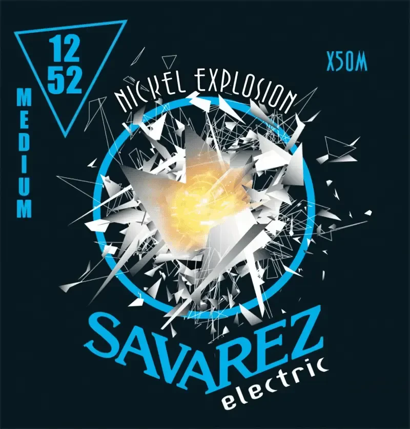 Струны для электрогитары Savarez X50M Nickel Explosion 12-52