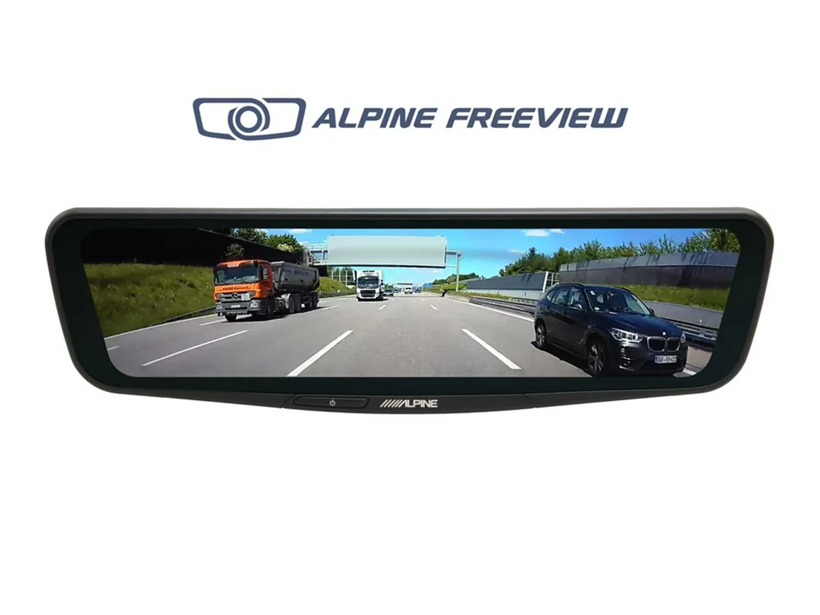 Alpine DME-R1200 Digitaler Rückspiegel für Reisemobile Campervans