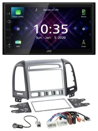 JVC DAB 2DIN MP3 Bluetooth USB Autoradio für Hyundai Santa Fe AUX USB 4 Schalter
