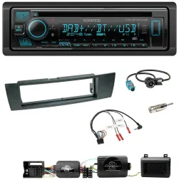 Kenwood Bluetooth DAB CD Lenkrad USB Autoradio für BMW 1er 2004-2013 E87