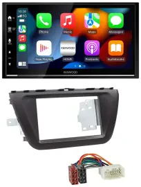 Kenwood DAB USB Bluetooth 2DIN MP3 Autoradio für Suzuki SX4 (ab 2013)