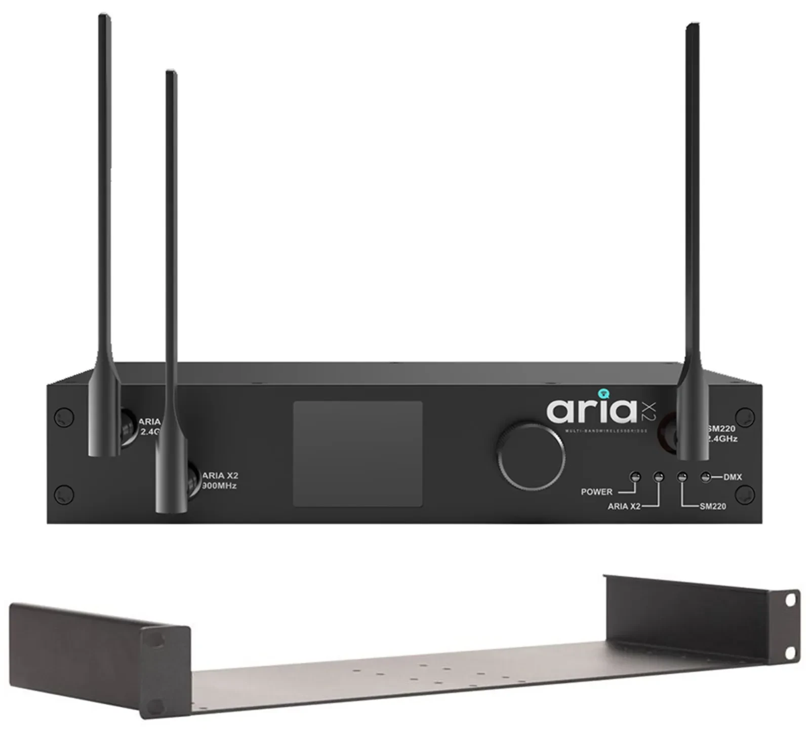 American DJ ADJ Aria X2 Bridge 2.4 GHz WiFi Bluetooth DMX Transceiver+Shelf