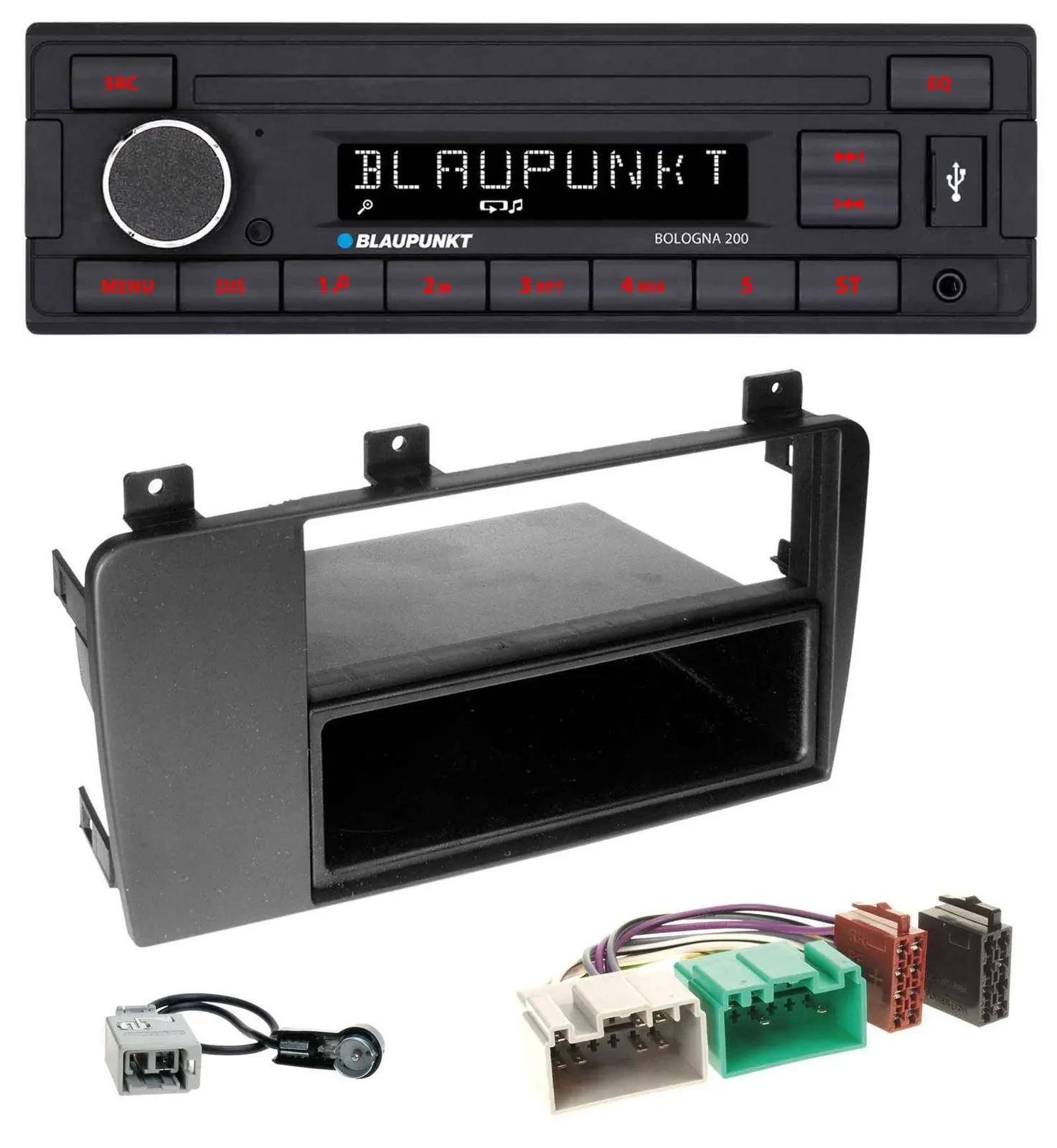 Blaupunkt MP3 AUX USB 1DIN Autoradio für Volvo S60, V70, XC70 (04-09)