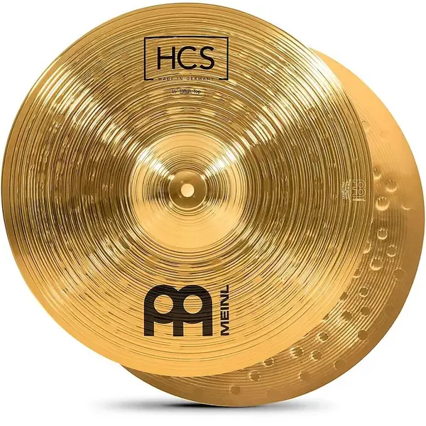 Тарелка барабанная MEINL 15" HCS Hi-Hat (пара)