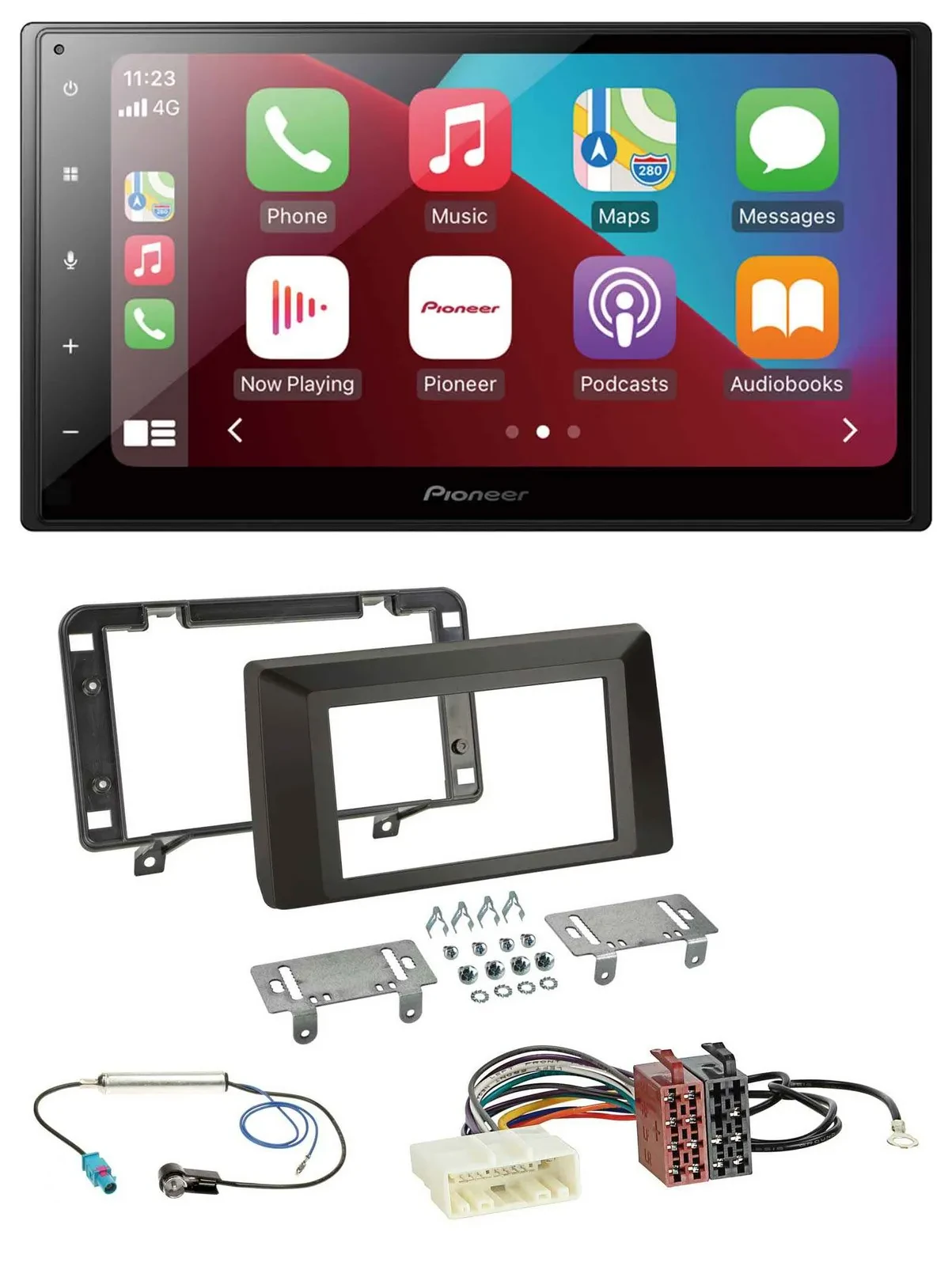 Pioneer USB MP3 DAB 2DIN Bluetooth Autoradio für Dacia Duster (ab 2021)