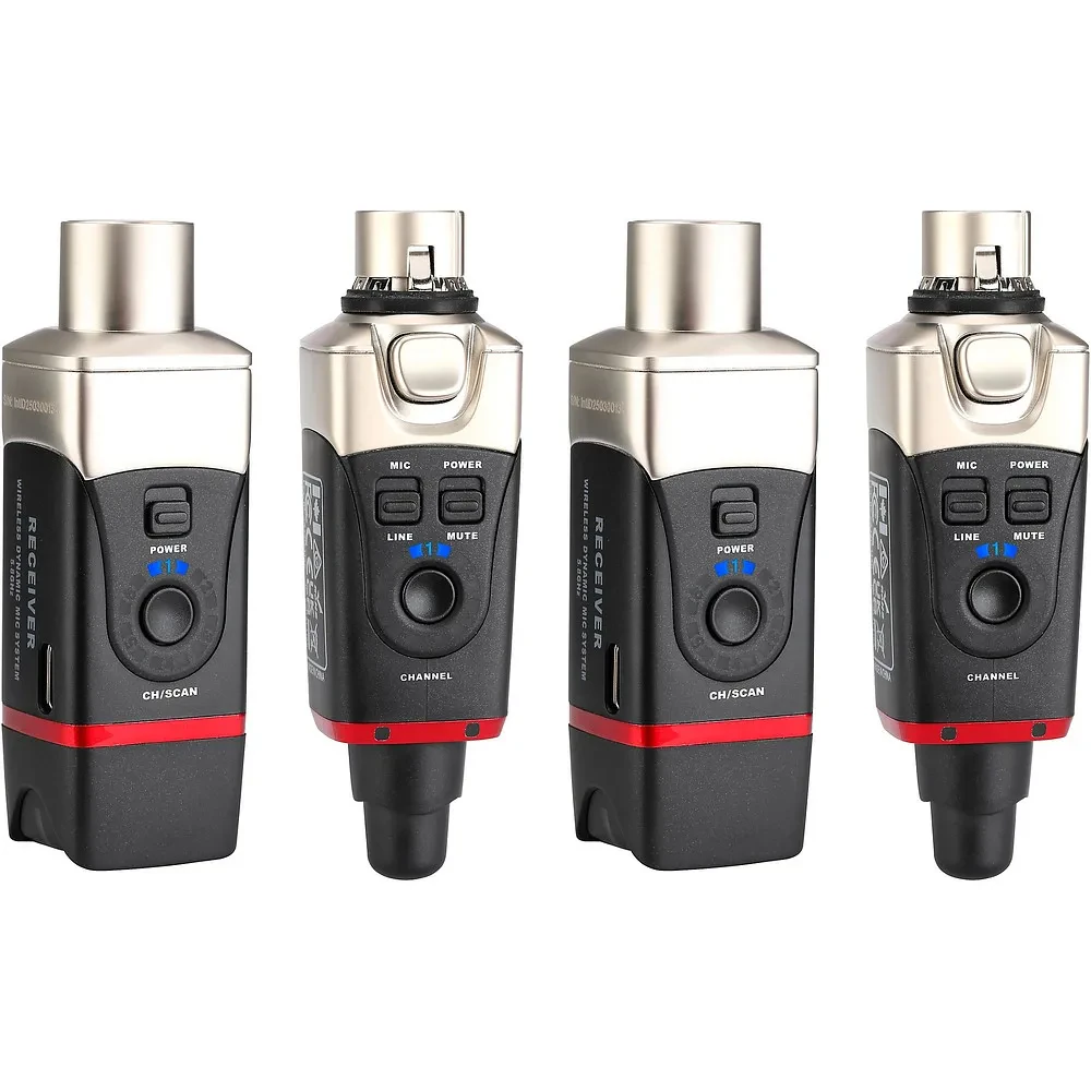 Микрофонная радиосистема Xvive U35D, 5,8 ГГц, золотистая, двухканальная